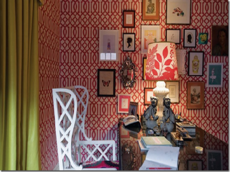 Lattice Wallpaper Design Ethnic Style For Home Decor Interior