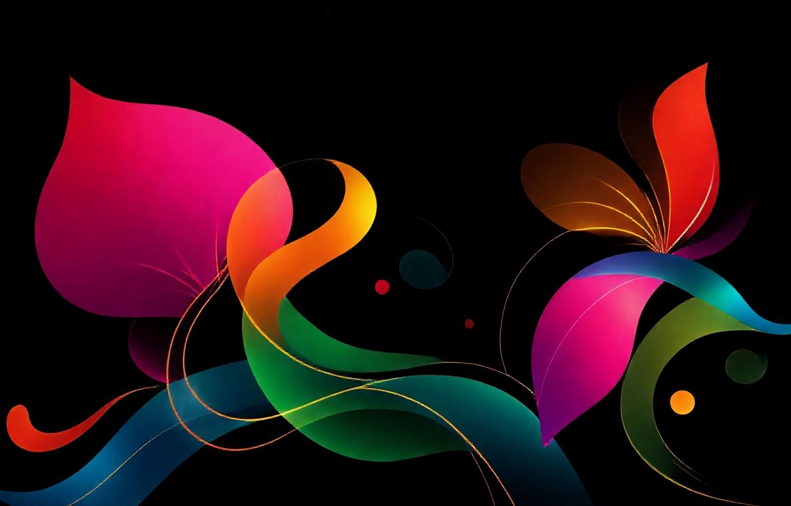 Cool Black Background Wallpaper