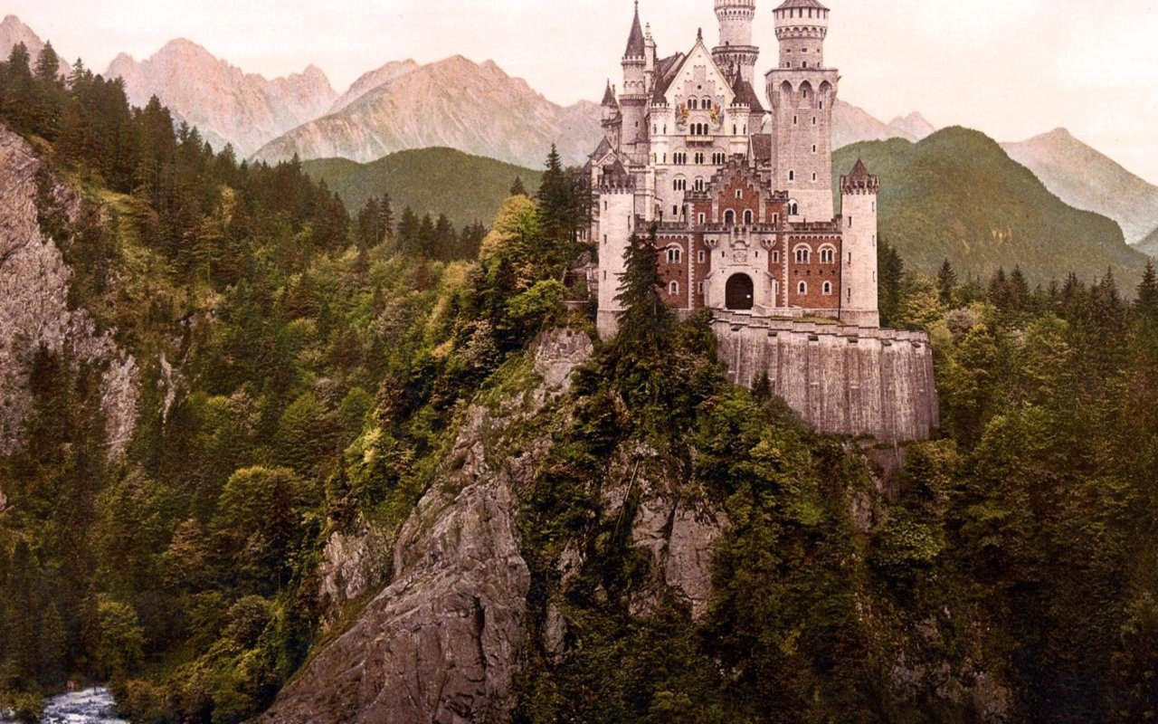 medieval castle desktop wallpaper