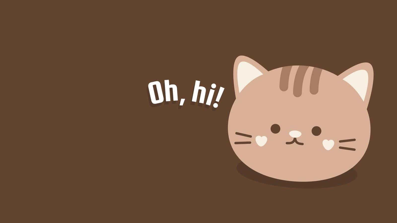 Cute Cat Pc Wallpaper Design Idea