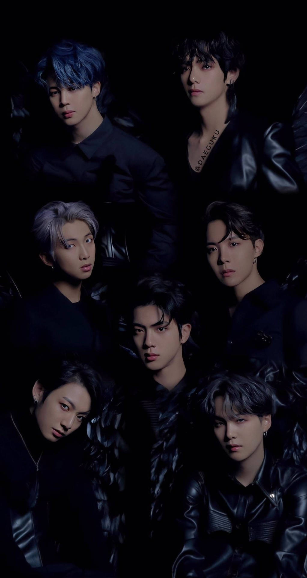Bts Black Aesthetic Wallpaper