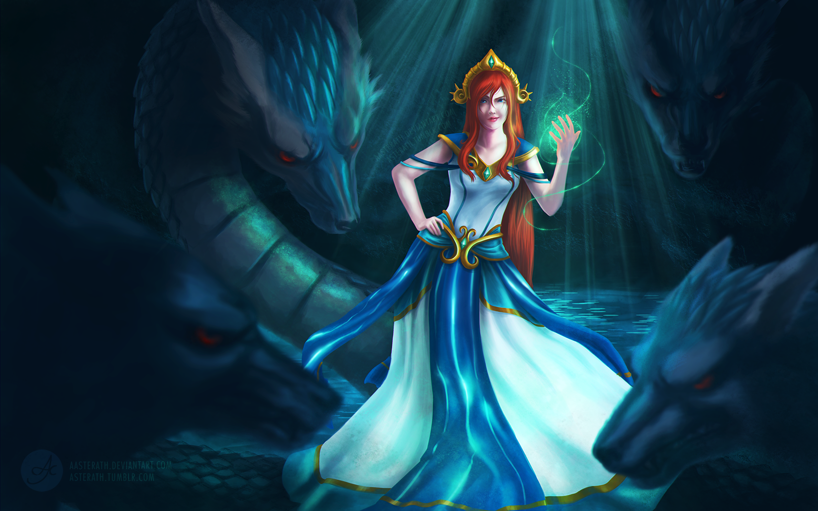 Smite Scylla Wallpaper 86 images