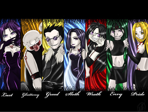 Seven Deadly Sins By Mielemac