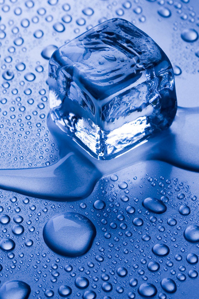 3d Water Drop iPhone Wallpaper