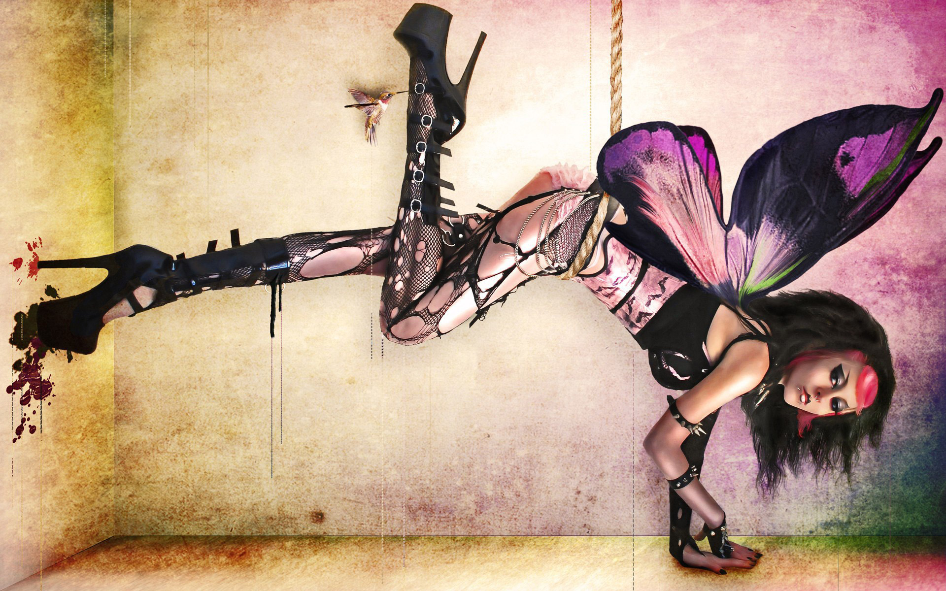 Fairy Of Goth Wallpaper HD