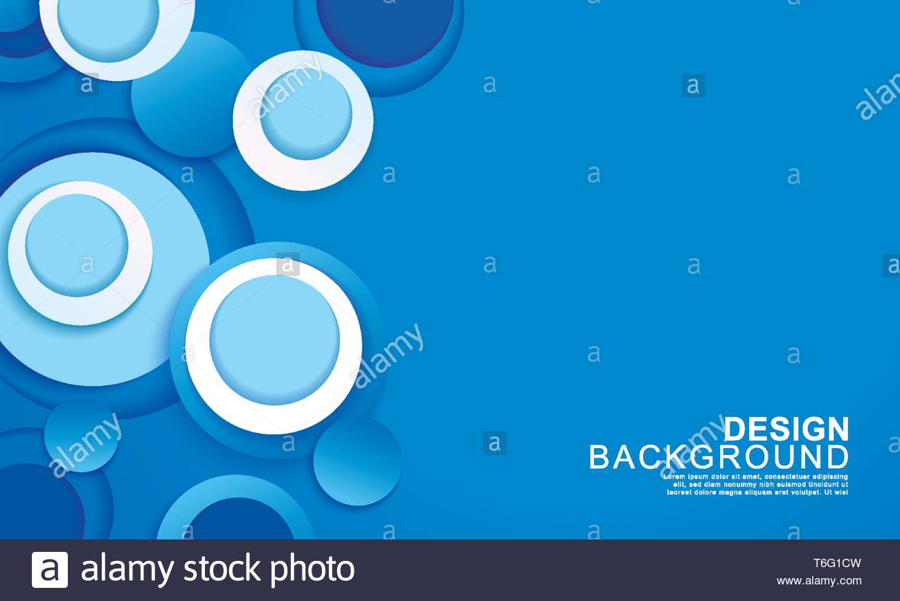 Paper Layer Circle Blue Abstract Background Curves And Lines Use