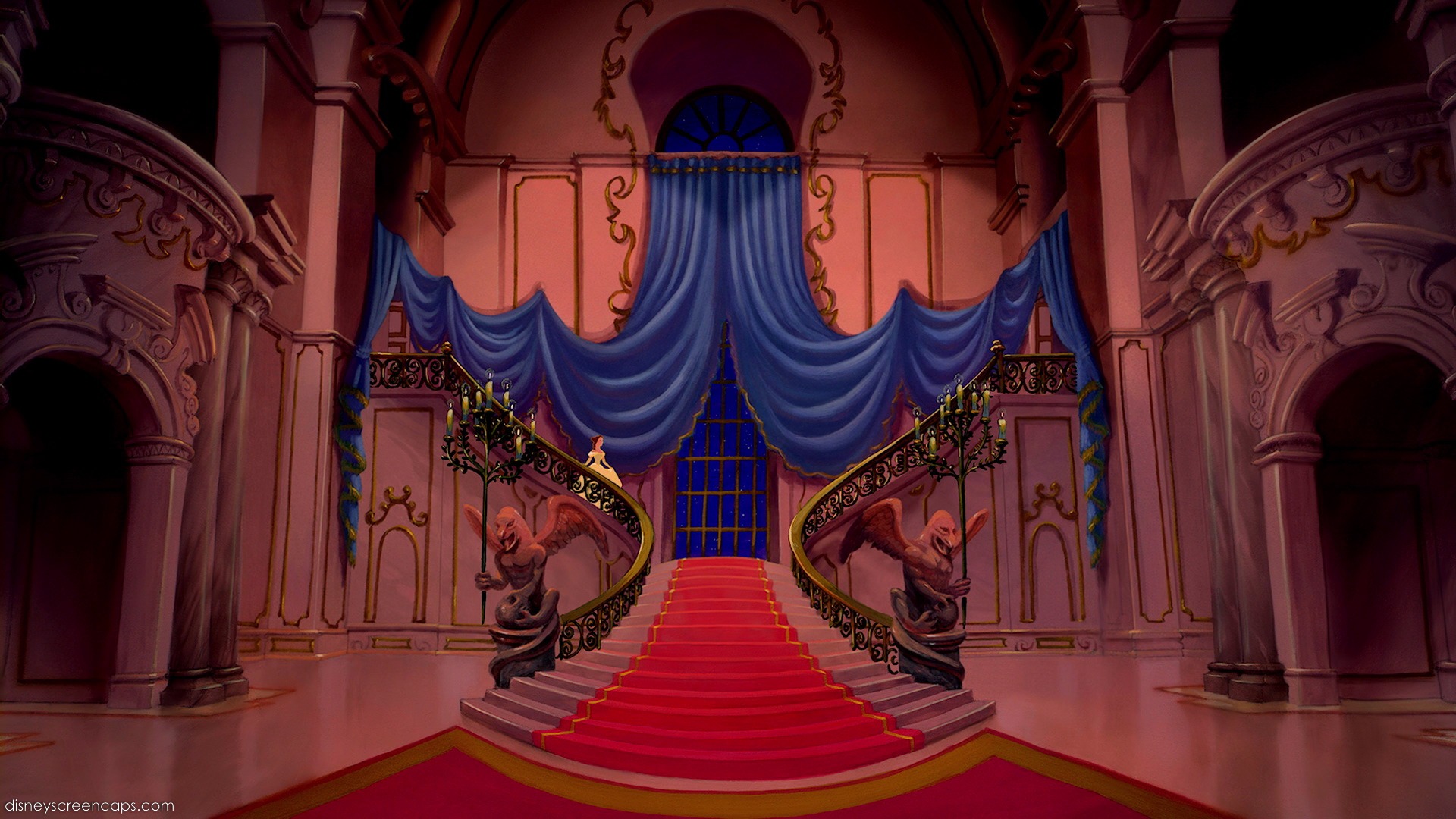 Empty Backdrop from Beauty and the Beast   disney crossover Image