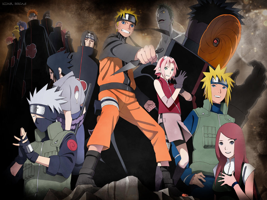 Naruto Group Wallpaper By Eclairdesigns