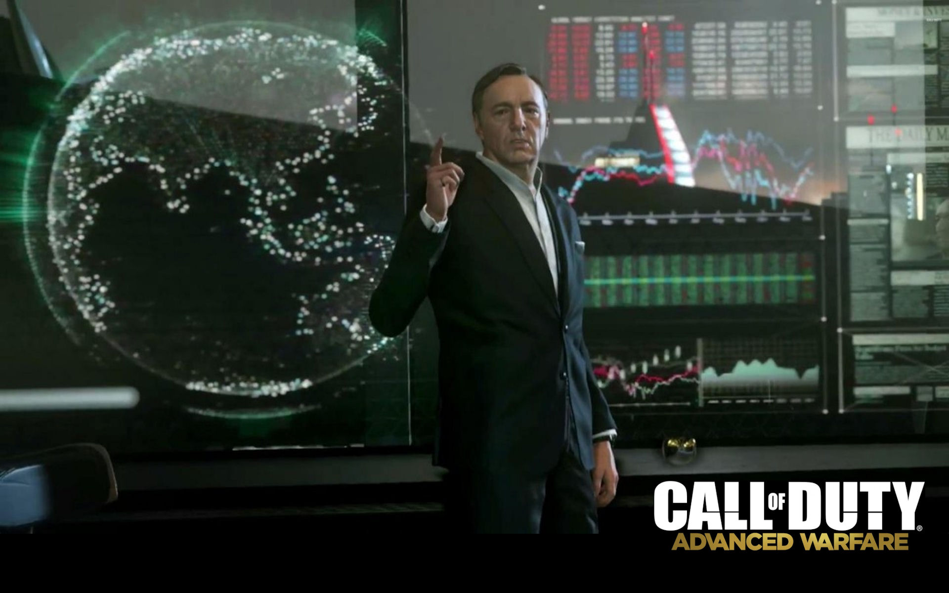 Call Of Duty Advanced Warfare Kevin Spacey Wallpaper