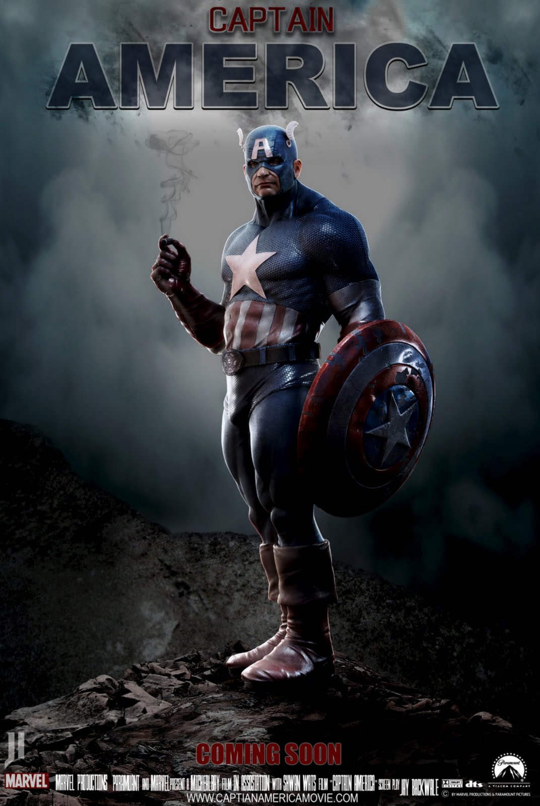Captain America The First Avenger HD Poster Wallpapers Desktop