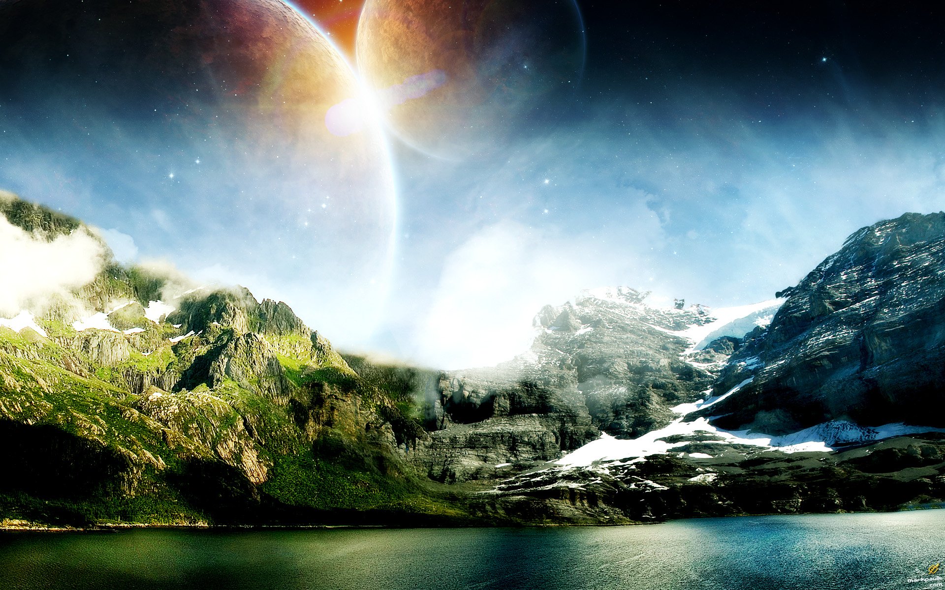 Sci Fi Landscape Wallpaper