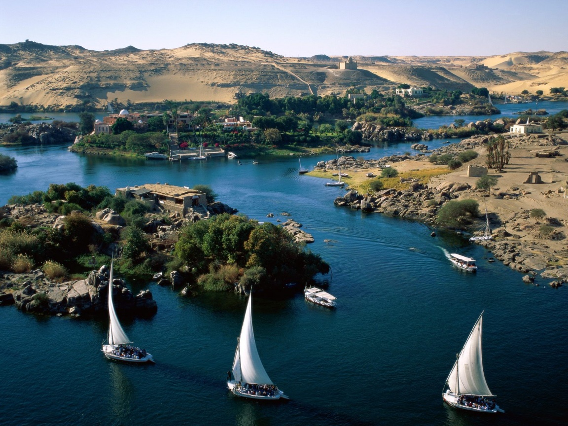 Nile River Egypt Desktop Pc And Mac Wallpaper