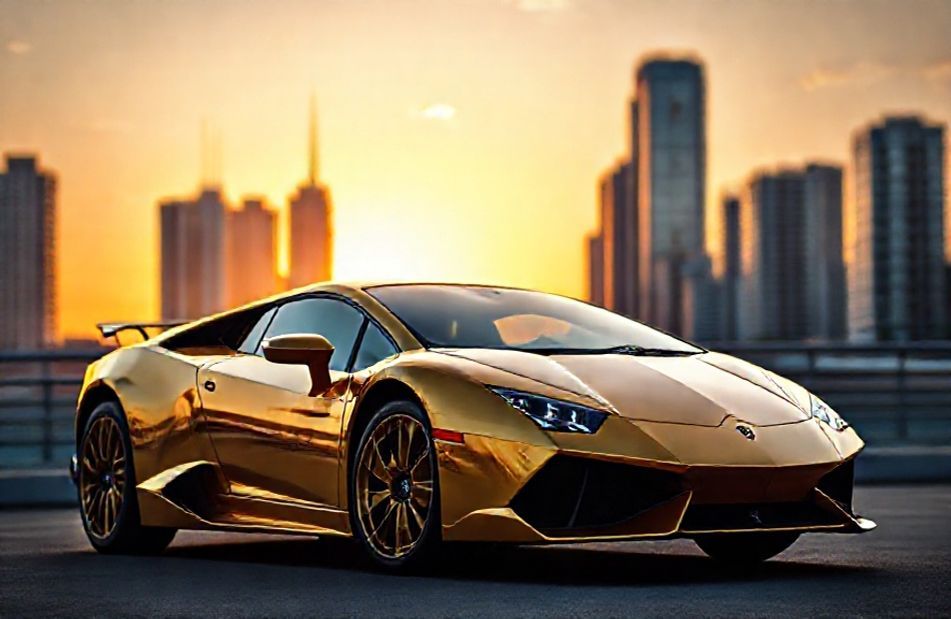 Gold Lamborghini Wallpaper