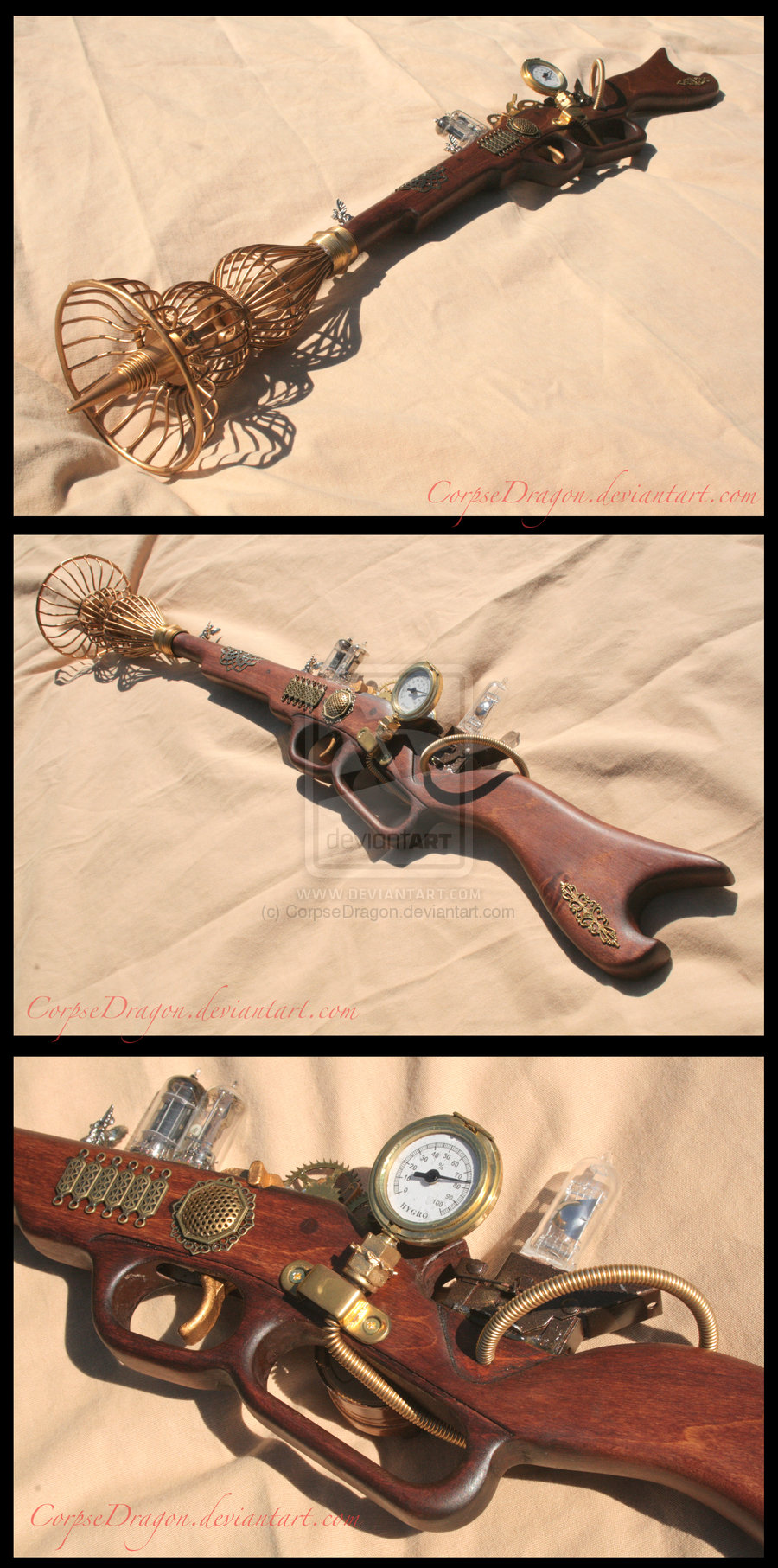 Free download Steampunk Ray Gun 1 by Spirit Candy on [900x1813] for