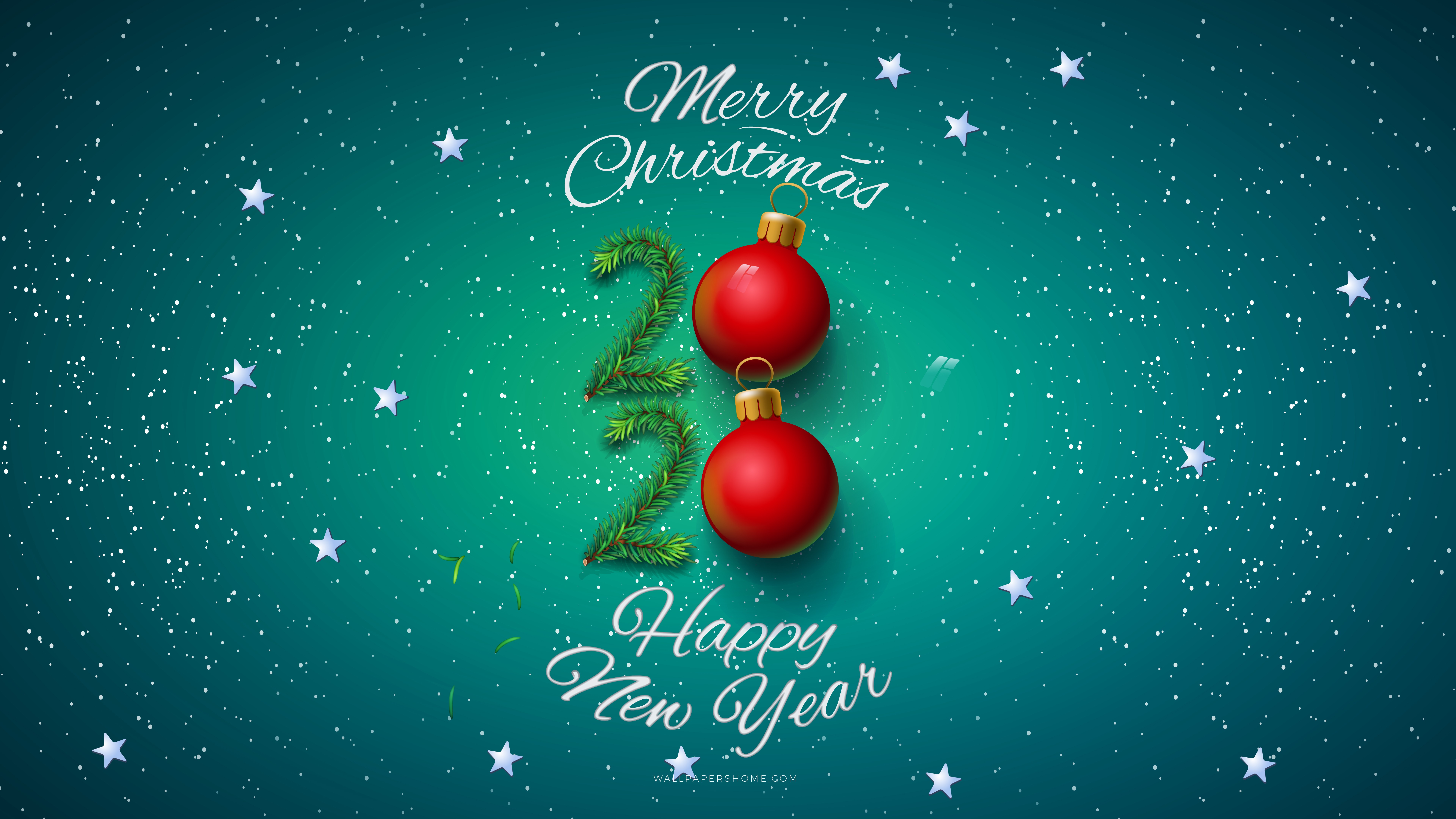 Wallpaper New Year Christmas Poster 8k Holidays