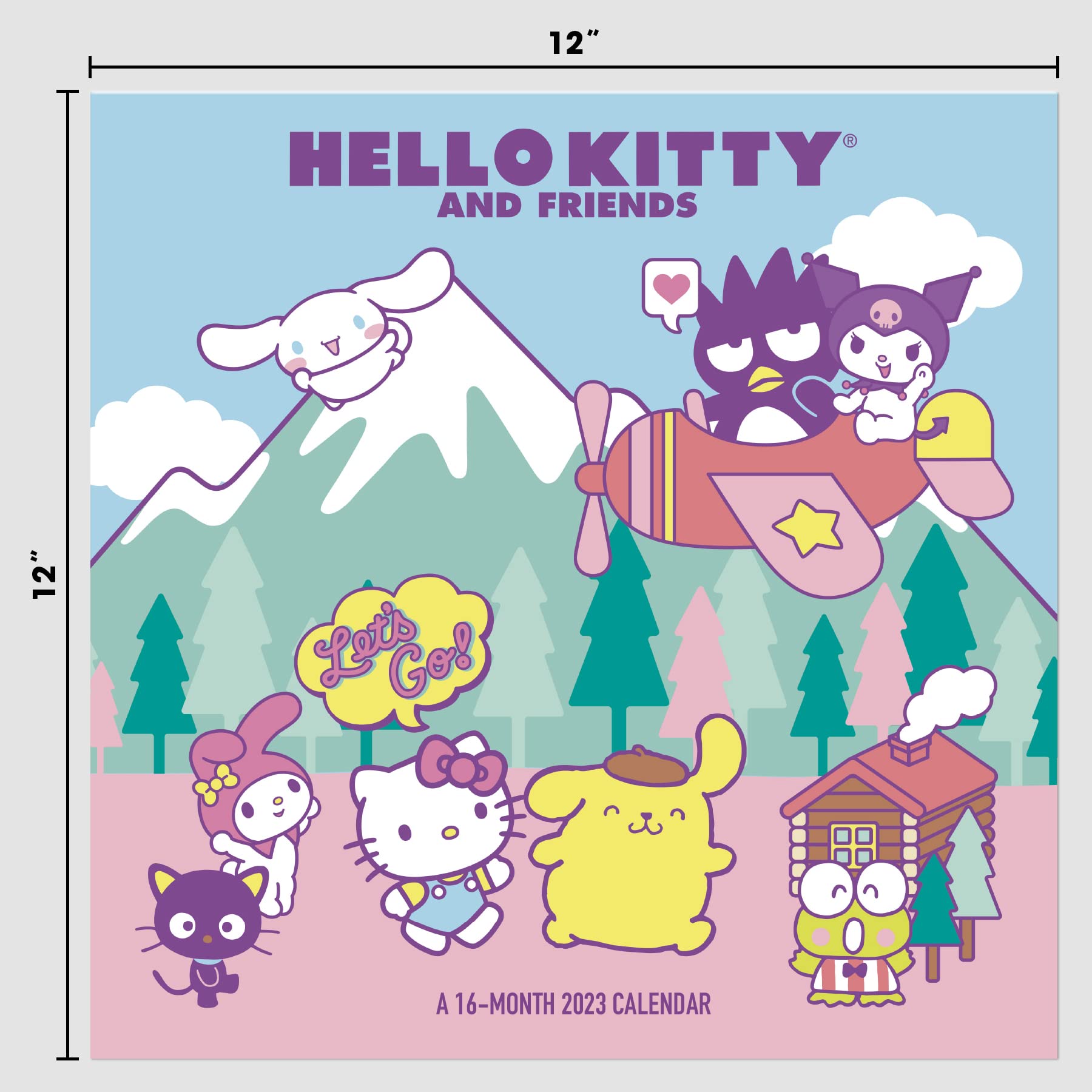 Hello Kitty Wall Calendar Trends International