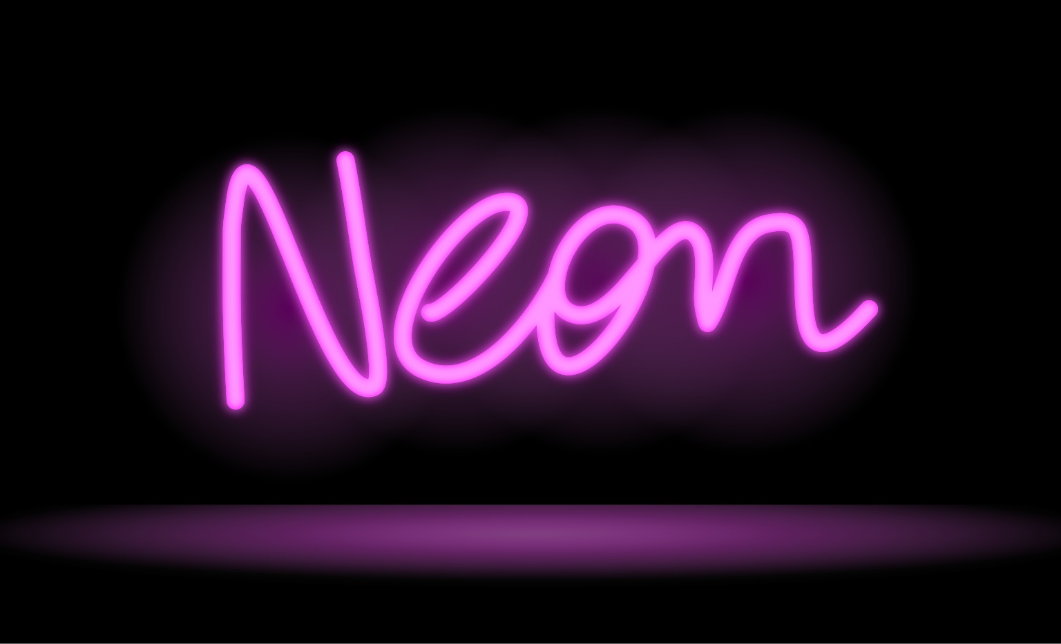 Digitaldrawer Drawing A Neon Sign In Inkpad