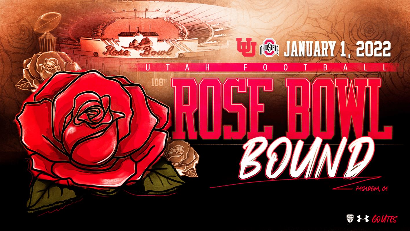 Utah Is Rose Bowl Bound University Of Athletics
