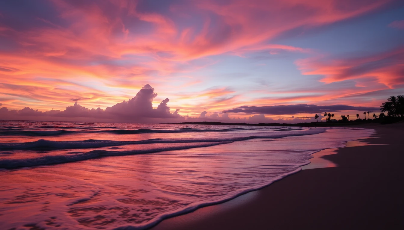 Sunset Beach Wallpaper