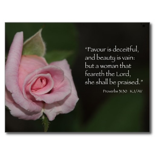 Proverbs Scripture Postcard From