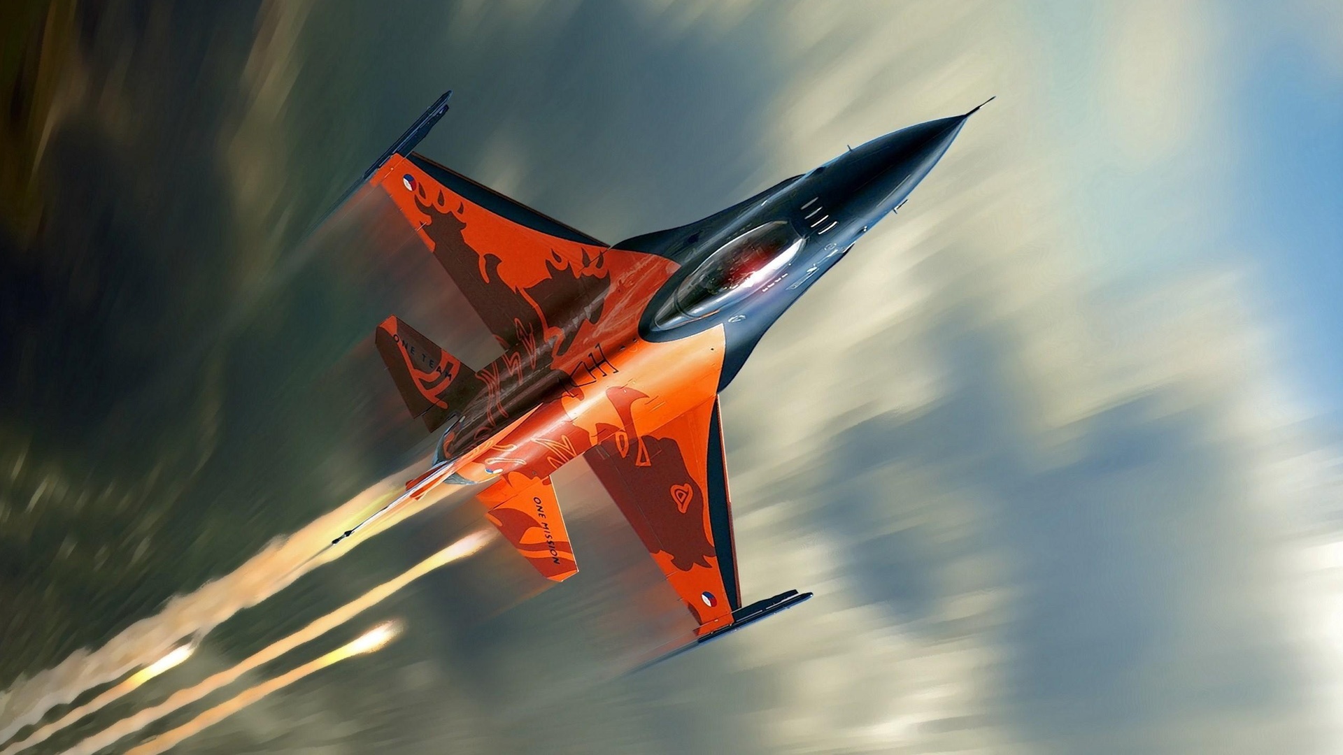 F16 Fighting Falcon Fighter Aircraft 1080p HD Wallpaper