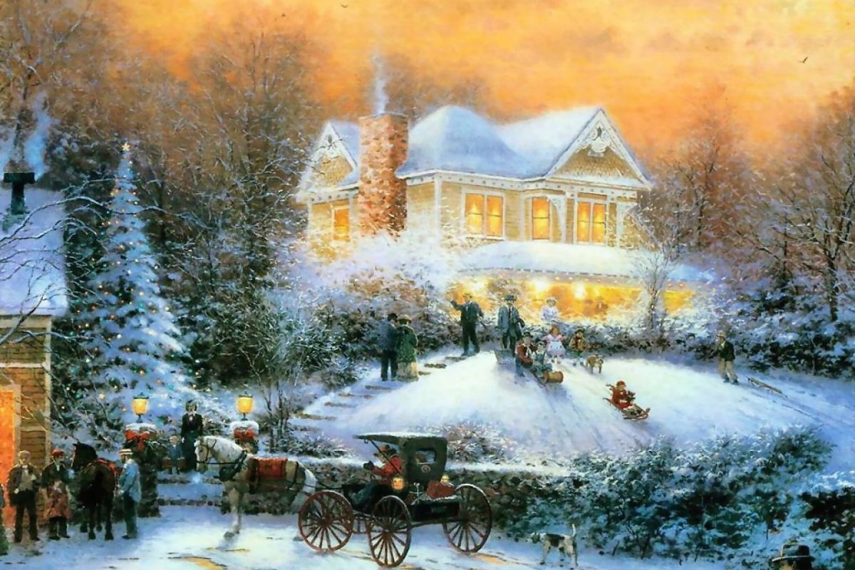 Free Download Search Results For Thomas Kinkade Christmas