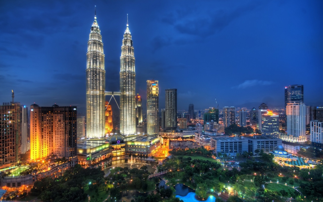 Petronas Twin Towers Kuala Lumpur HD Desktop Wallpaper
