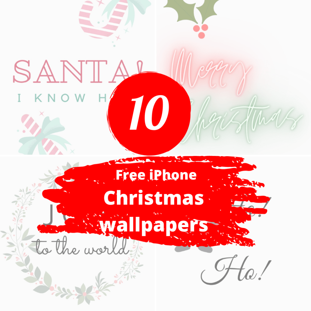 free cute Christmas phone wallpapers youll love Laureny Loves
