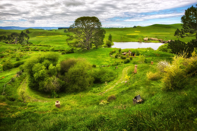 The Shire Wallpaper Hobbiton Jpg