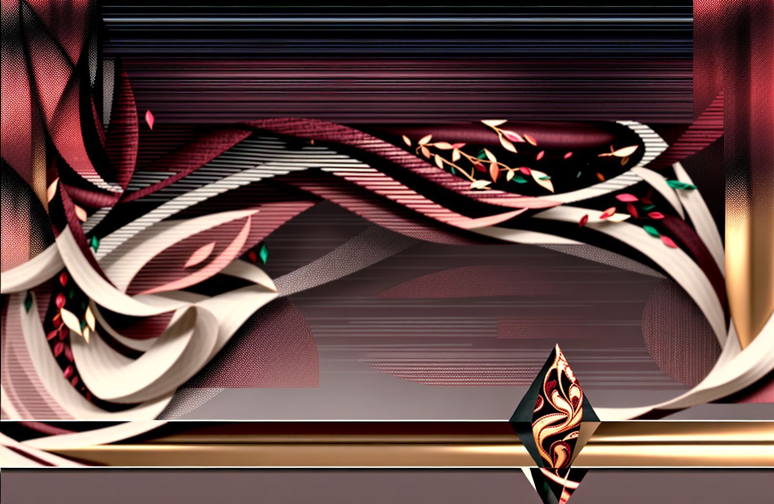 Dark Maroon Wallpaper