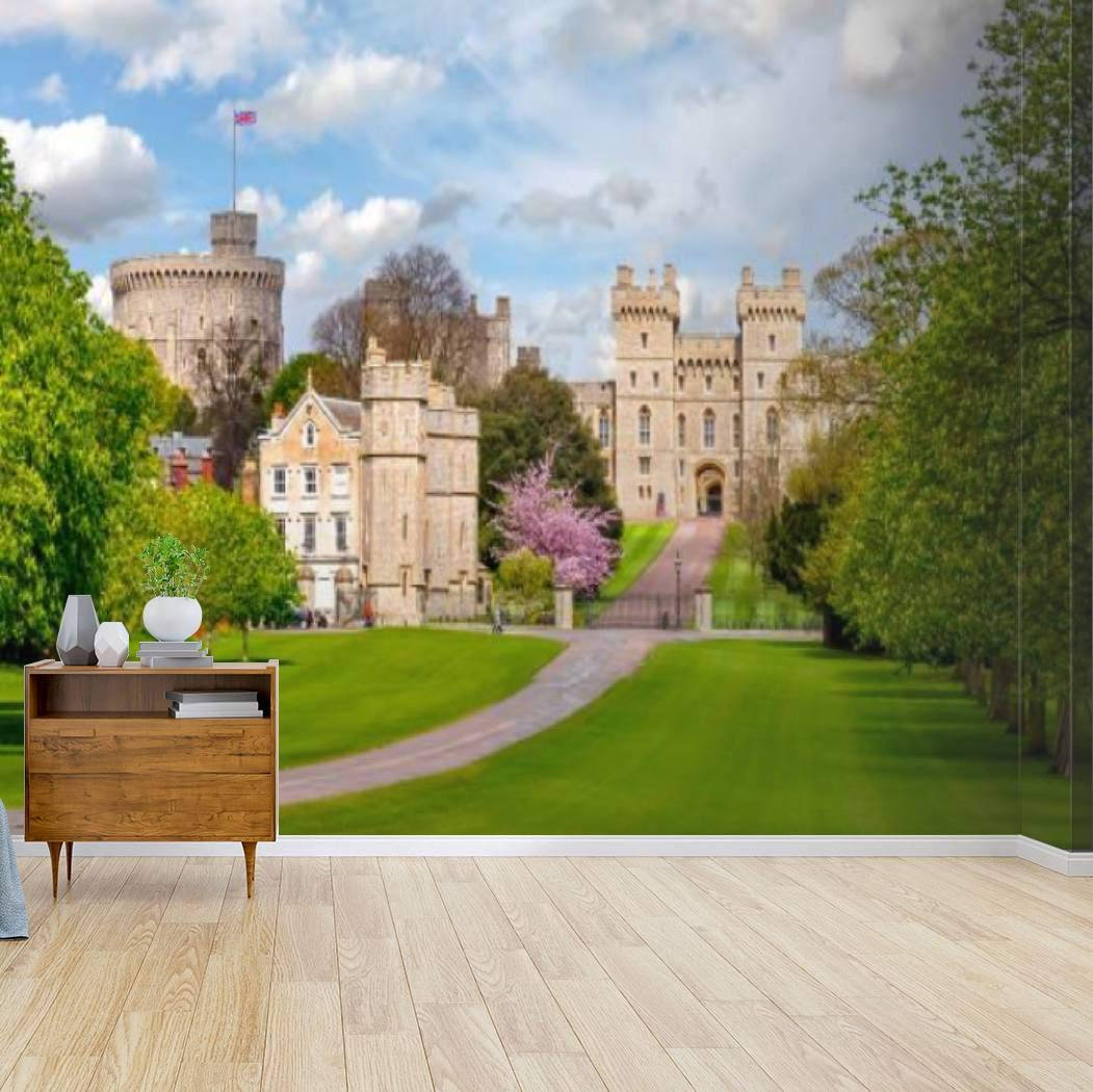 Windsor Castle Mural Lxlje8gi2vi17mpa Wallpaper