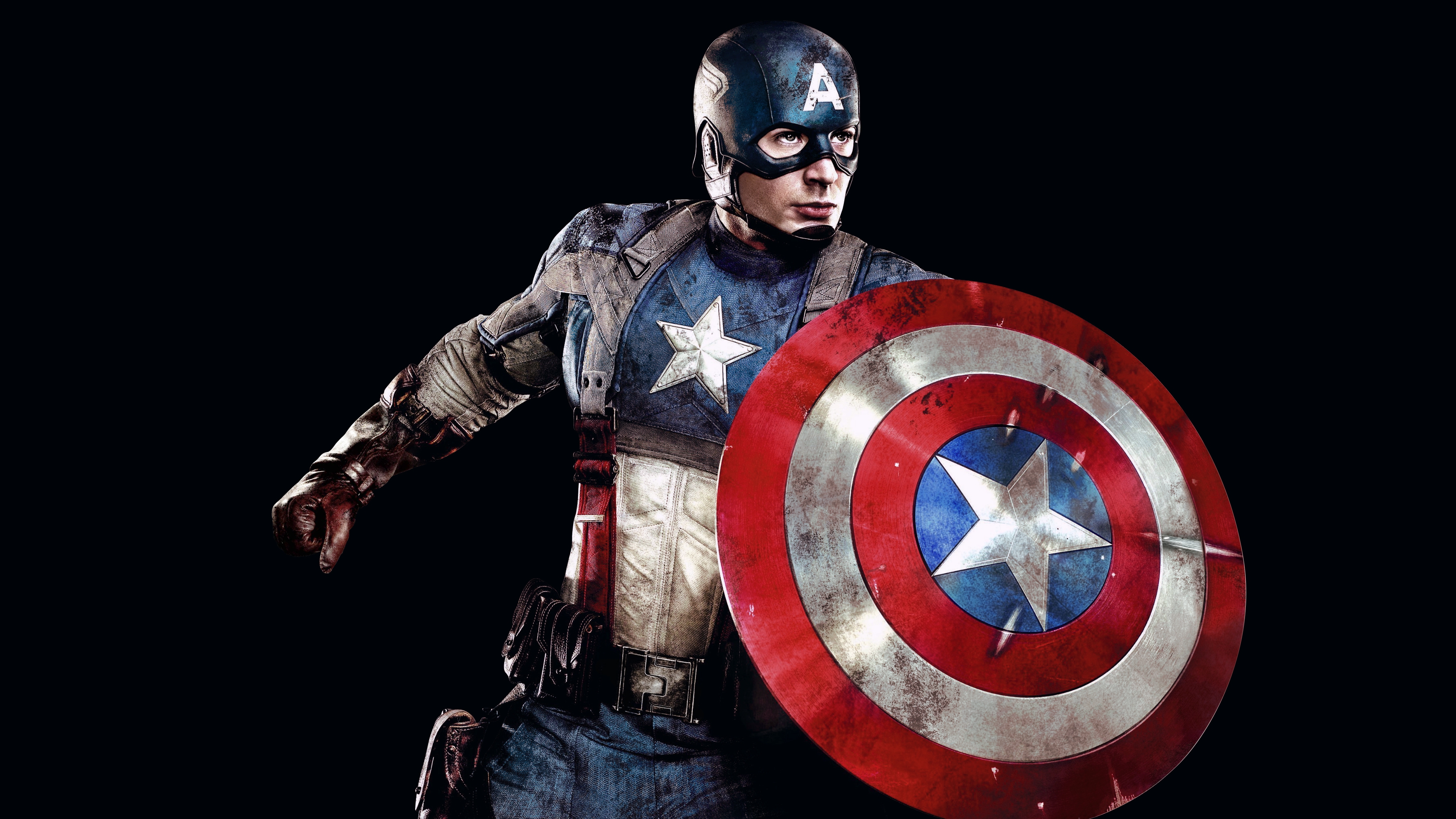 Captain America First Avenger 4k Wallpaper HD Superheroes