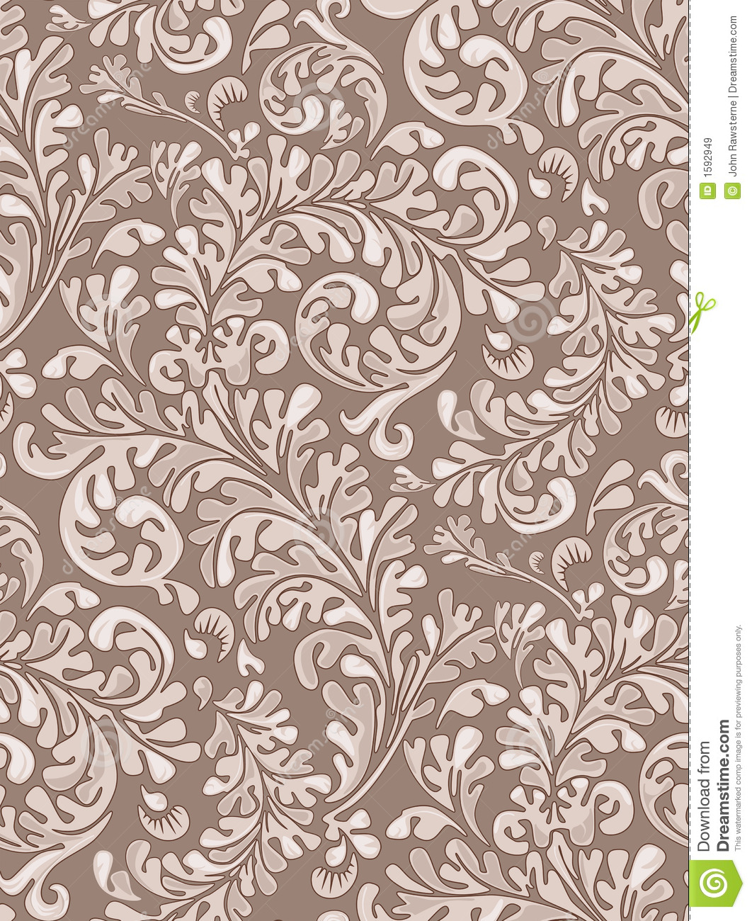 Free download Seamless Vintage Wallpaper Pattern Royalty Free Stock