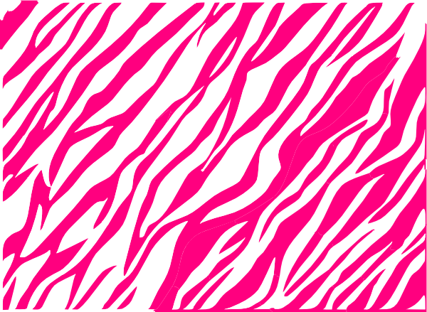 Pink And White Zebra Print Background Clip Art At Clker Vector