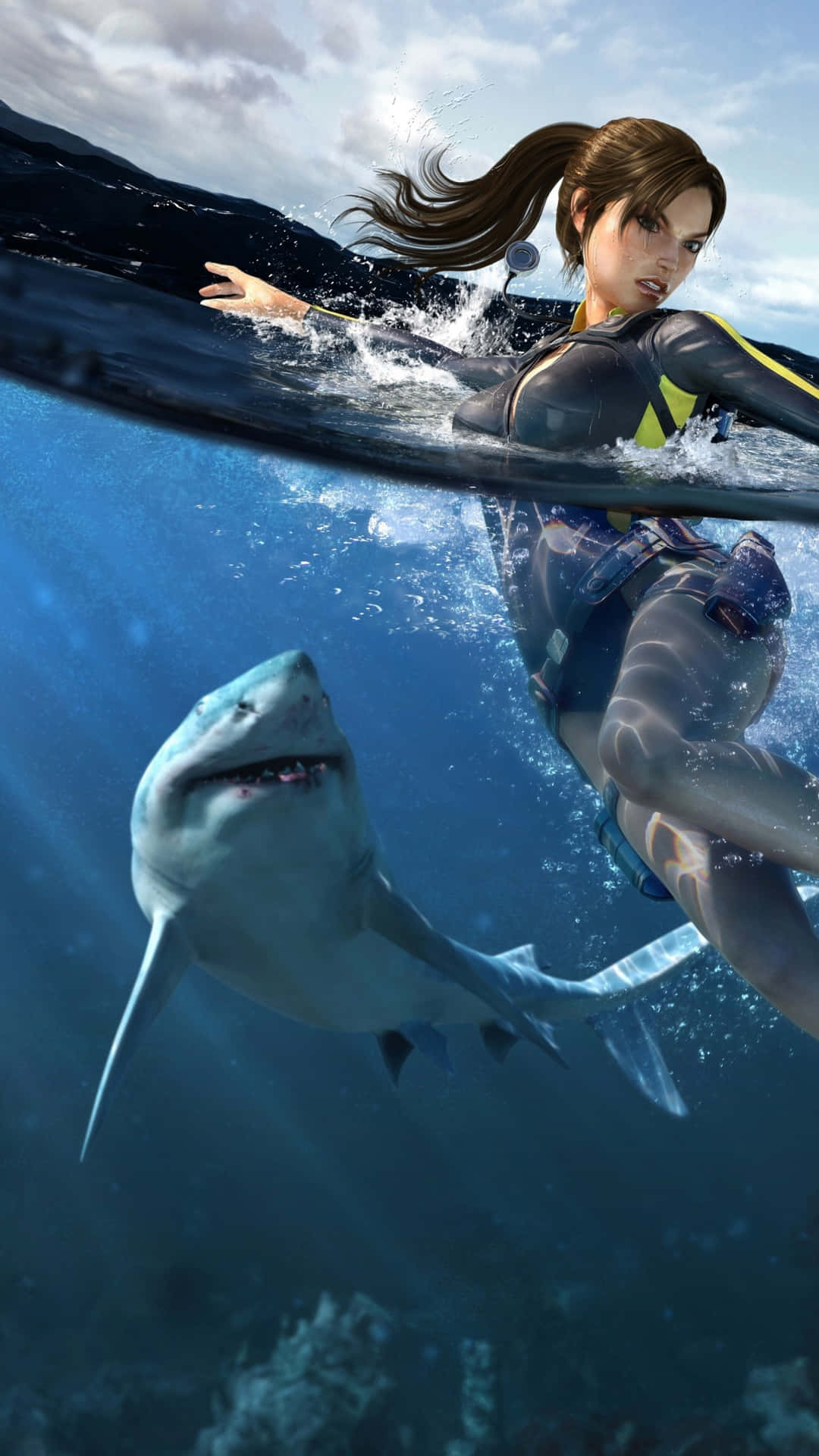 Explore The World And Its Secrets With Tomb Raider iPhone Wallpaper