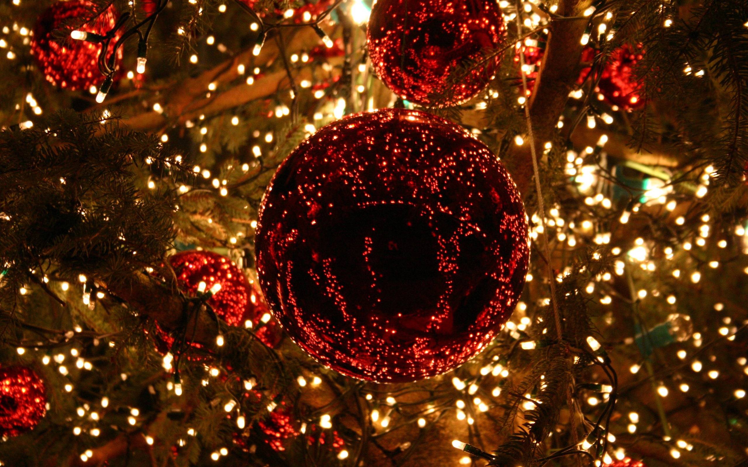 Christmas Lights Desktop Wallpaper Top