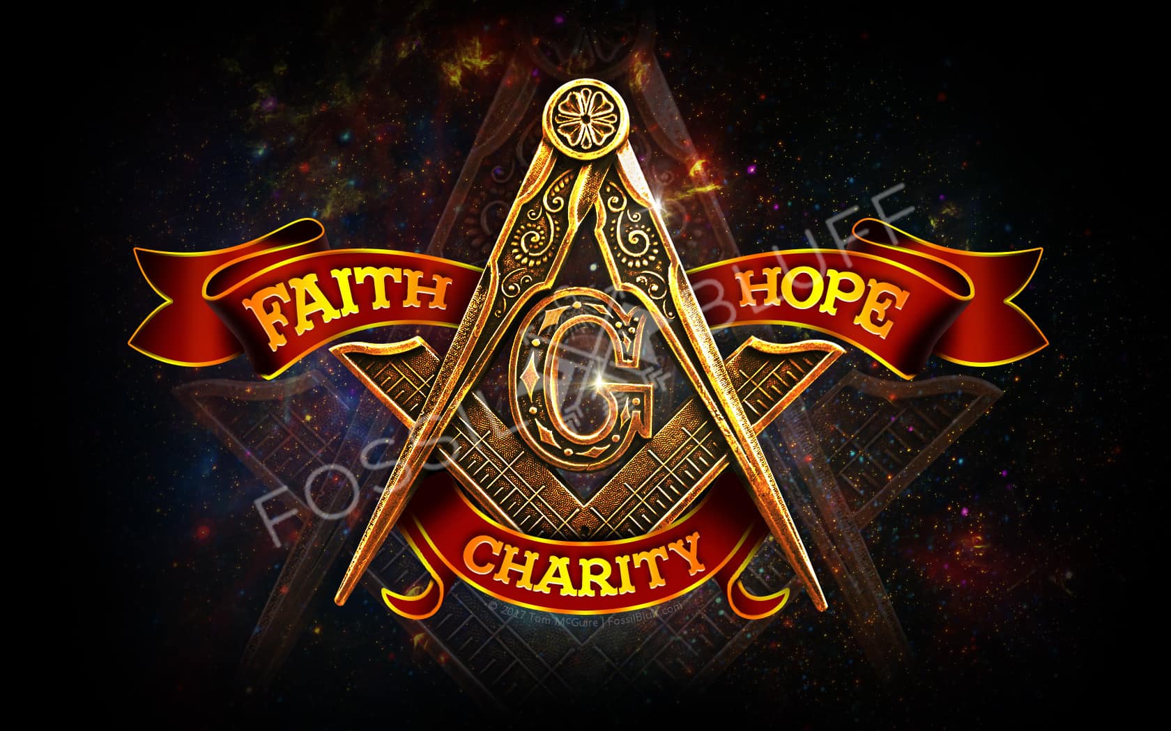 Freemason Wallpaper   Faith Hope Charity