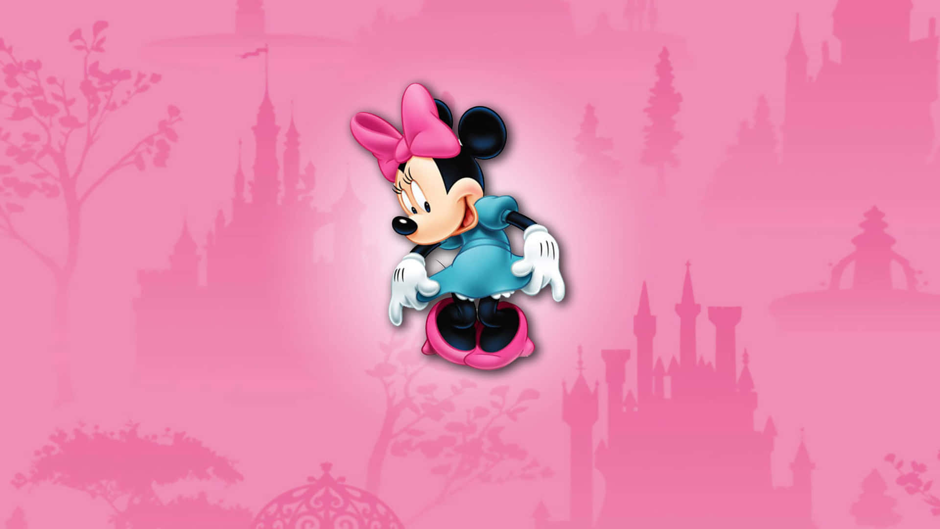 Minnie Mouse Pink Wallpaper