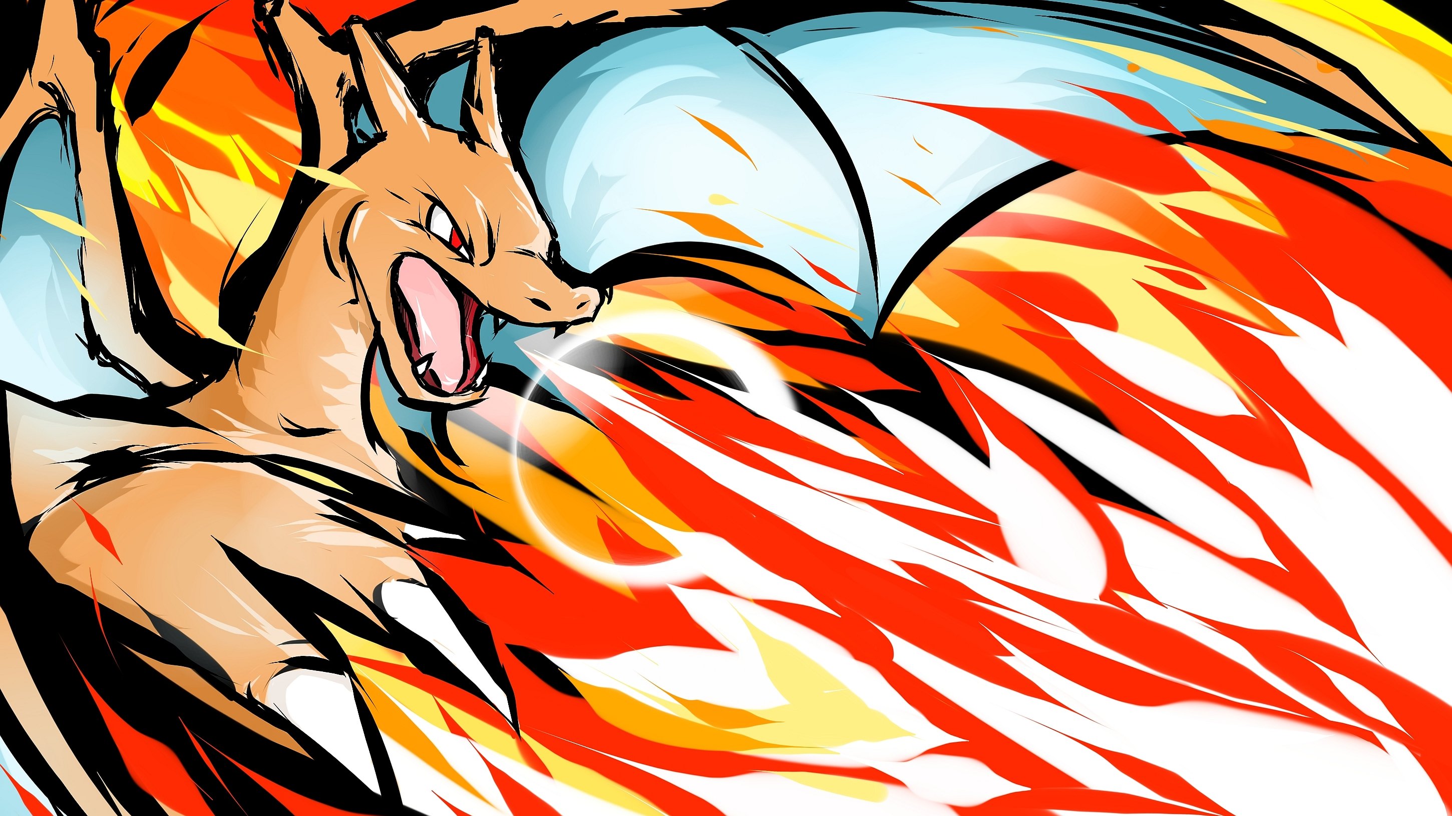 Charizard Pokemon Cartoon Fire Dragon wallpaper