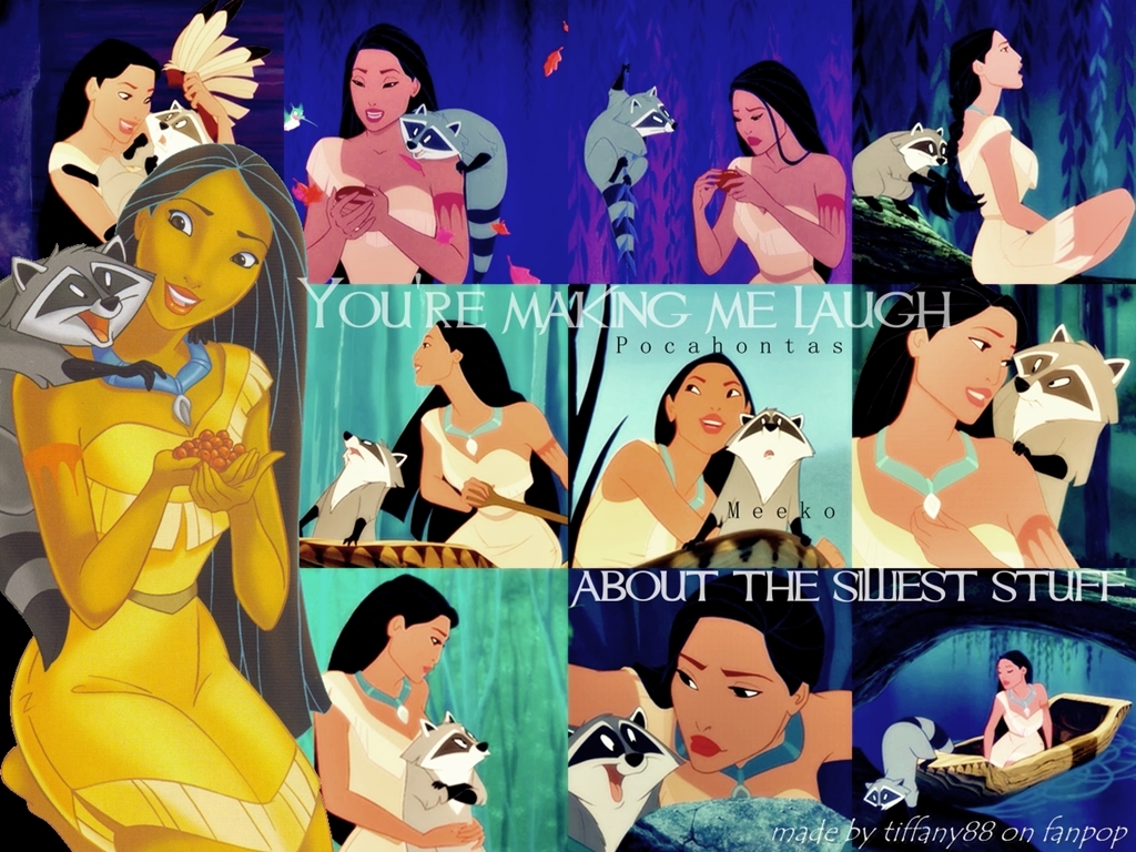 Pocahontas And Meeko Disney Princess Wallpaper