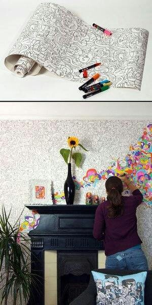 Wallpaper you can color Home Pinterest