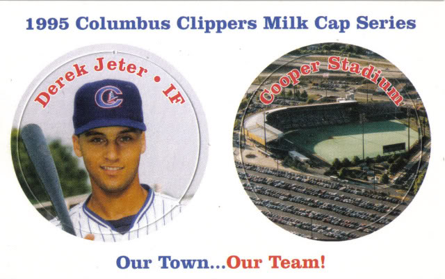 Columbus Clippers Milk Cap Series Image Jeter