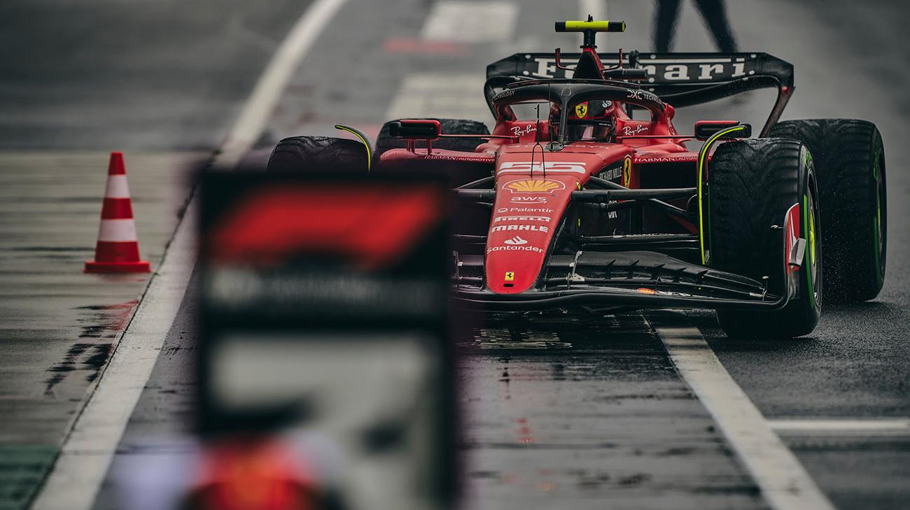 First Podium This Season For Carlos