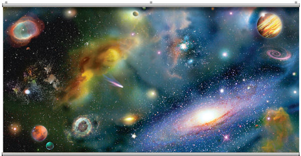 Galaxy Minute Mural Wall Sticker Outlet