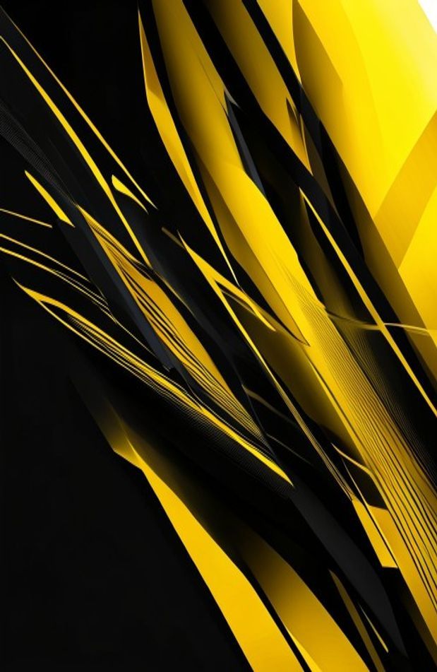 Black And Yellow Hd Wallpaper