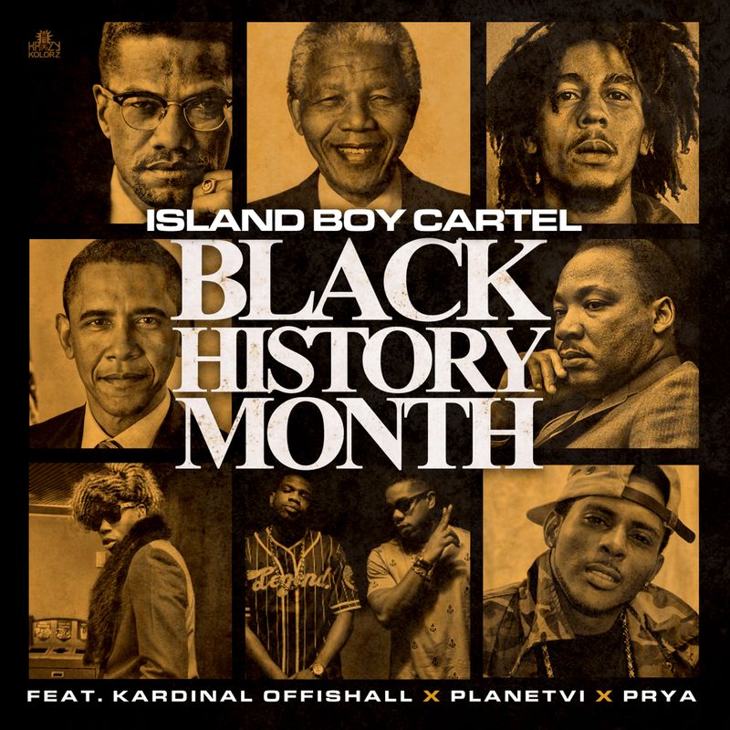 Black History Month Background Kardinal