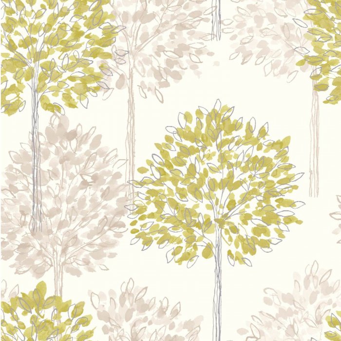Green tree design wallpaper 700x700