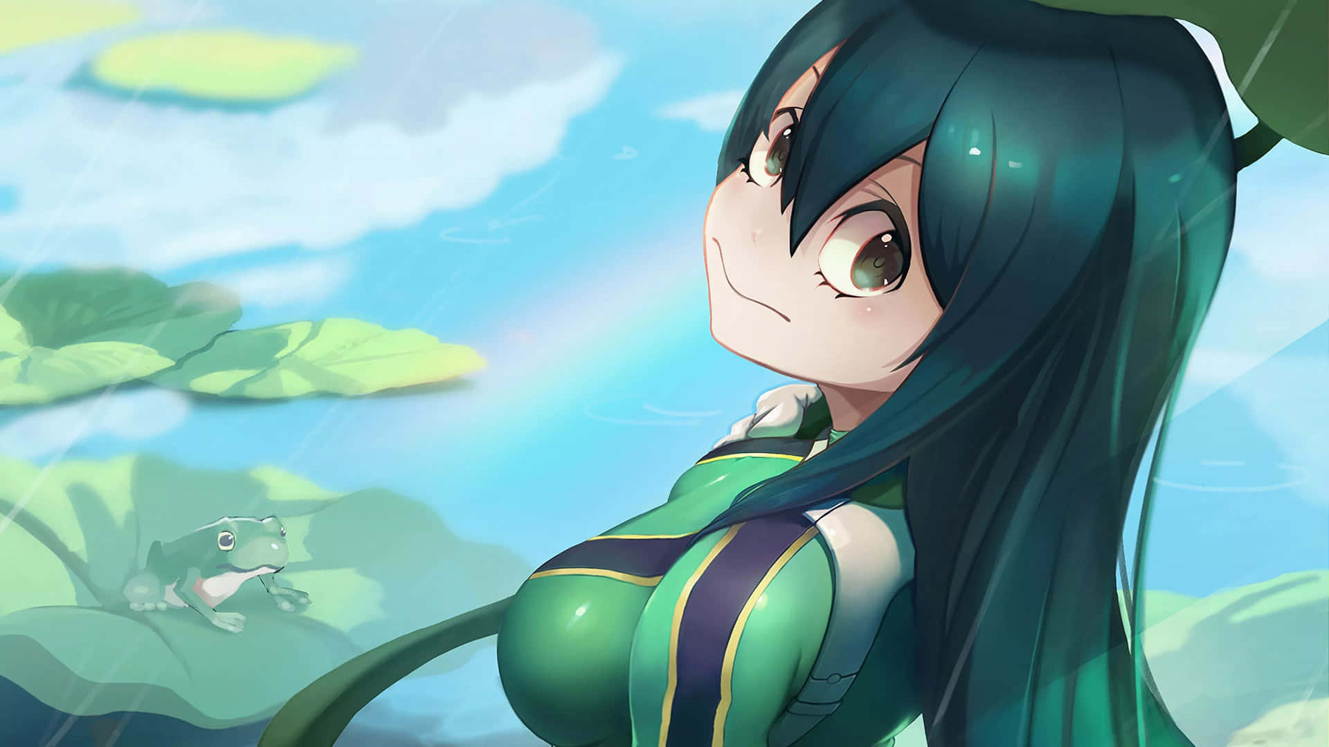 Green Anime Wallpaper