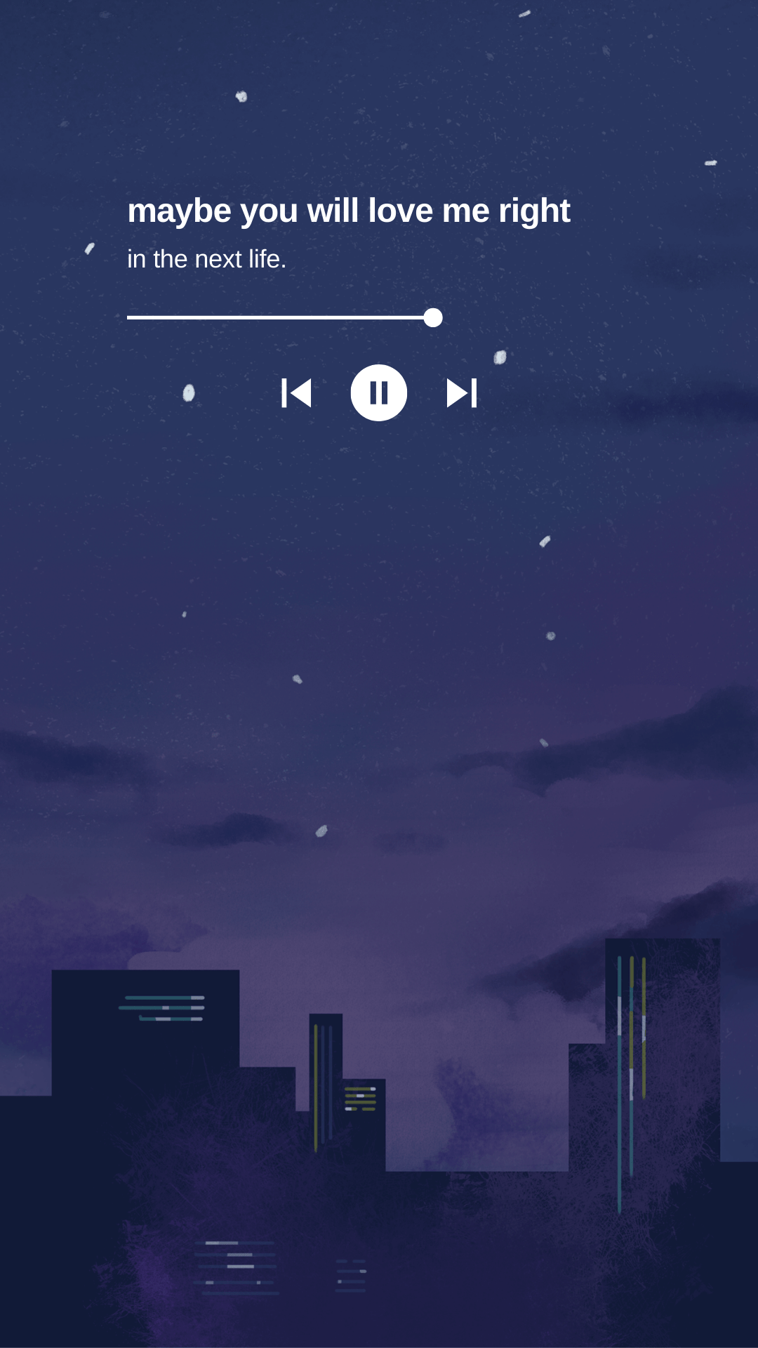 Blue Anime Aesthetic Wallpaper