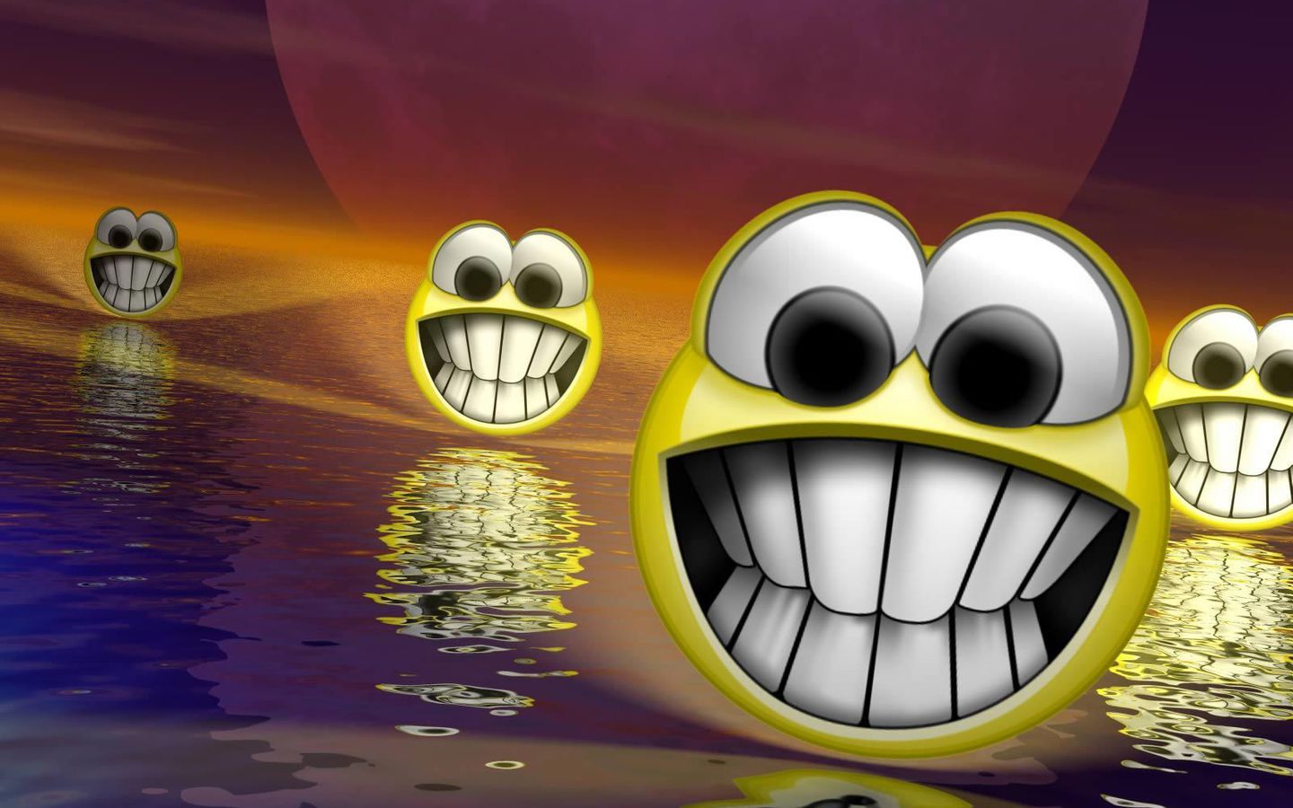 smiley face background hd wallpaper for mobile Facebook 1440x900